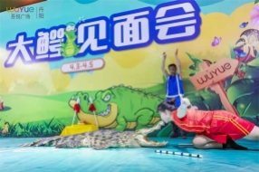 鳄鱼表演